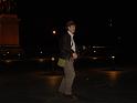 Chris Camp cracking in front of the St. Louis Art Museum